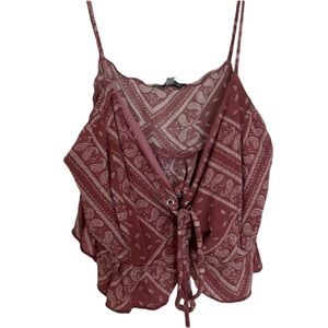Charlotte Russe | bandanna crop top